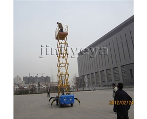武汉山东博物馆定制车载式液压升降机